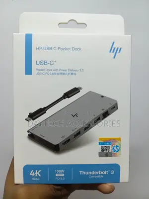 Hp 55f47p3 Type-C Usb 3.0 8-in-1 Multifunctional Docking Station.