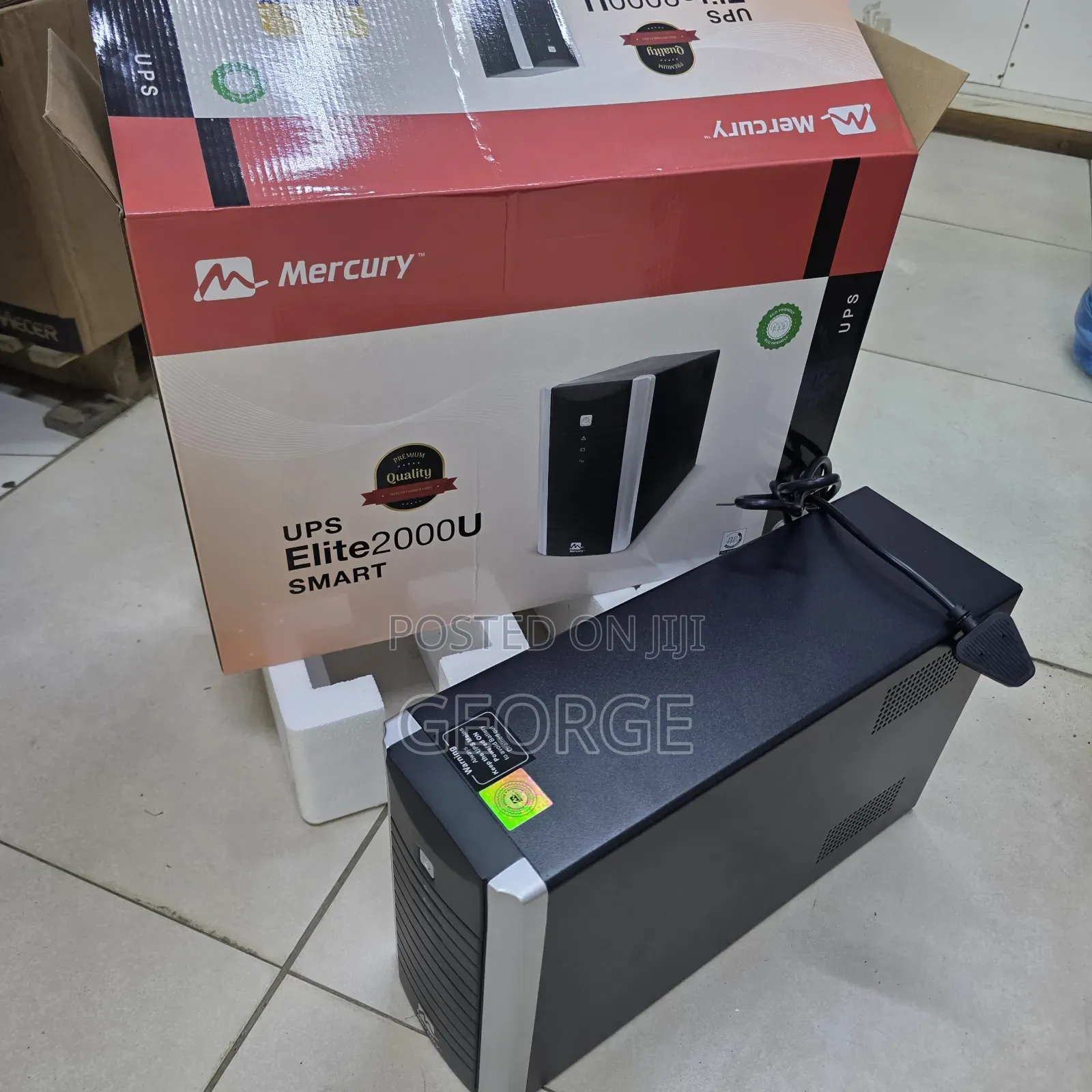 Mercury Elite 2000 Pro Ups With Automatic Voltage Regulation