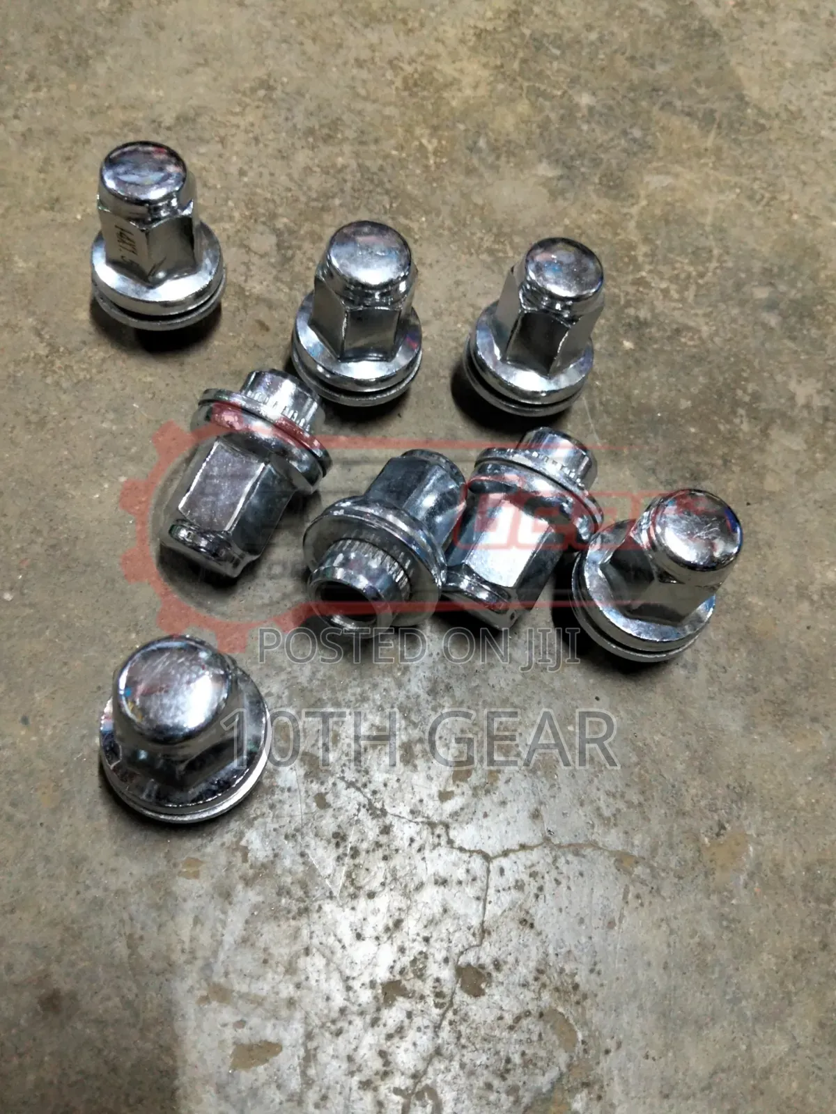 Chrome Nut With Washer Size 19,21,22