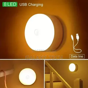 Round Motion-Sensor Cabinet Light