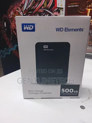 500gb Wd Elements External Hard Drive – Fast Data Backup