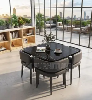 Dining Set : Modern 4-Seater Dining Set