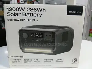 Ecoflow River 3 Plus Portable Power Station With a Capacity of 286wh.