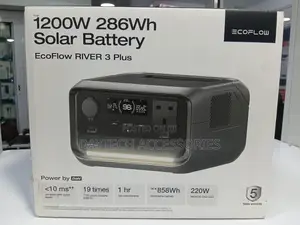 Ecoflow River 3 Plus Portable Power Station | 600w 268wh