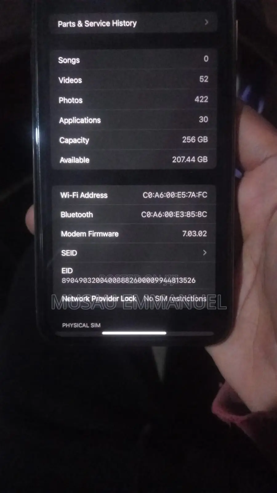Apple iPhone XS Max 256 GB Gold