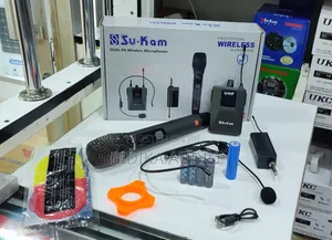 Su-Kam Mx-100.3 Professional Dual Pa Wireless Microphone System