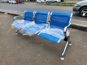 Hospital Unpadded Blue - Link Bench Chair