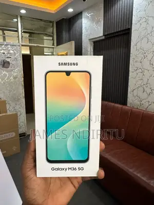 New Samsung Galaxy M36 5G 128 GB Gray