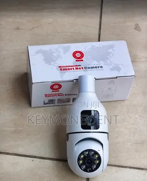 Dual Lens Smart Wifi Camera Bulb With Motion Tracking Remote Viewing