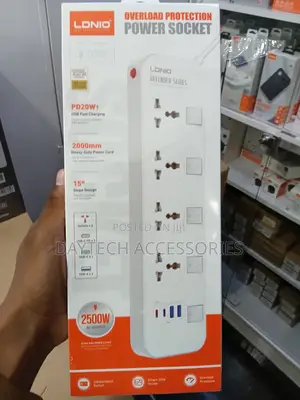 Ldnio Sc4408c Universal Power Socket Extension Strip (4 Ports)