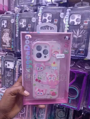 iPhone 16 Pro Features a Pink Disney Linabell Themed Cartoon Case