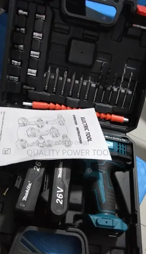 Cordless Drill With Accessories , Has Hammer Functions