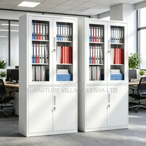 Half Glass Filling Office Cabinet