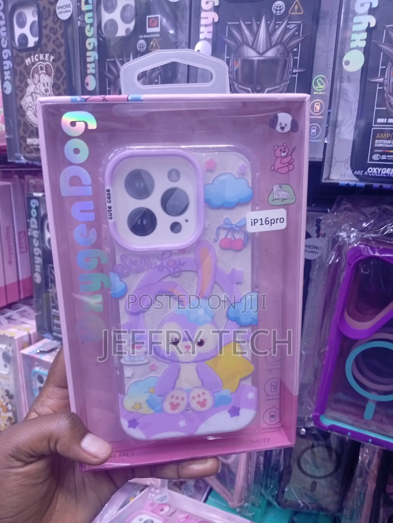iPhone 16 Pro, Featuring a Glittery Finish Case