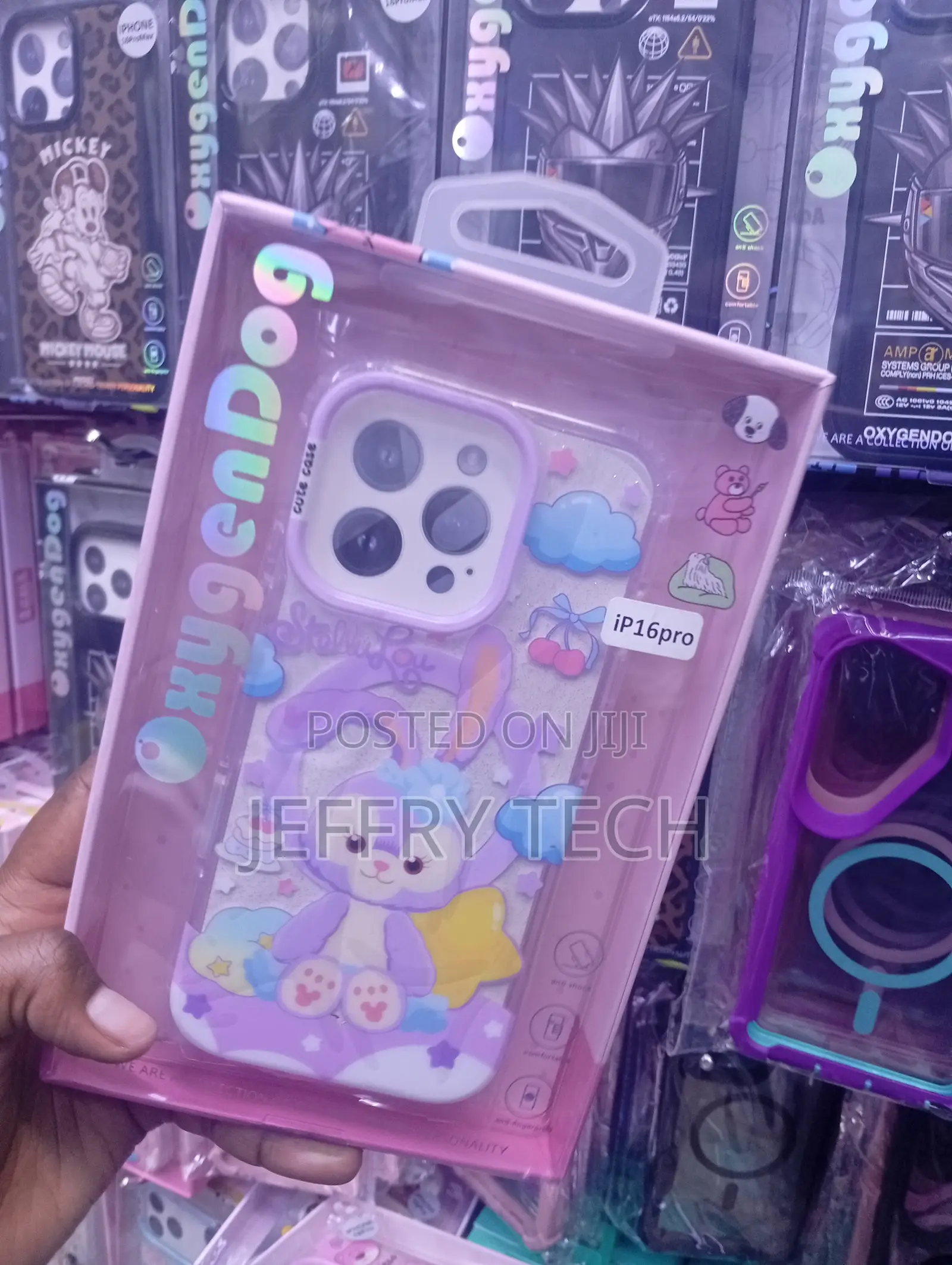 iPhone 16 Pro, Featuring a Glittery Finish Case