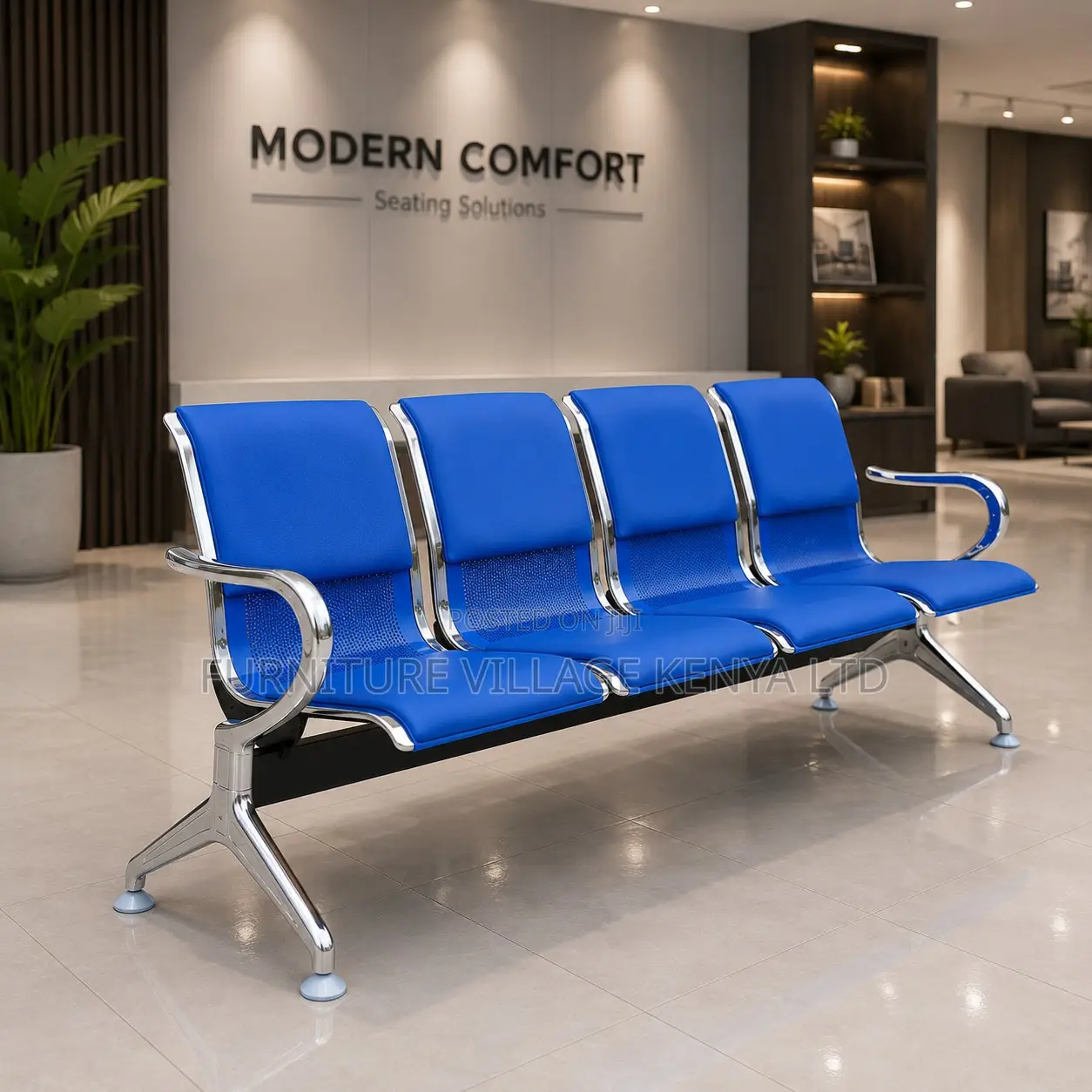 4-Seater Reception Bench.