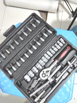 46-Pieces Comprehensive Solution Portable 1/4 Inch Drive Chrome