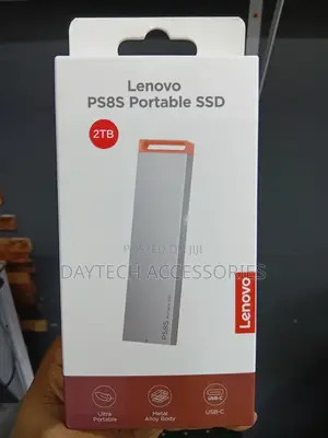 Lenovo Ps8s 2tb Portable SSD Up to 1050mb/S Read, 1000mb/S Write.