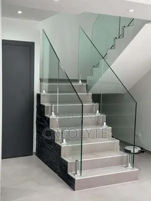 Frameless Glass Balustrade | S/Steel Clamp Spigots | Deck Balcony