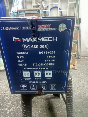 650w Maxmech Bench Grinder Bg 650-205 (8")