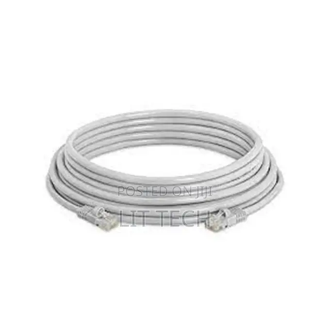 Cat6 Ethernet Cable 10m - Grey, Rj45, 1000mbps