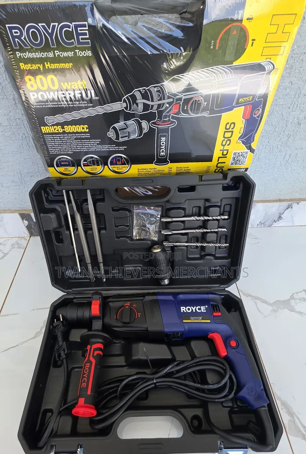 800w Royce Rotary Hammer Drill