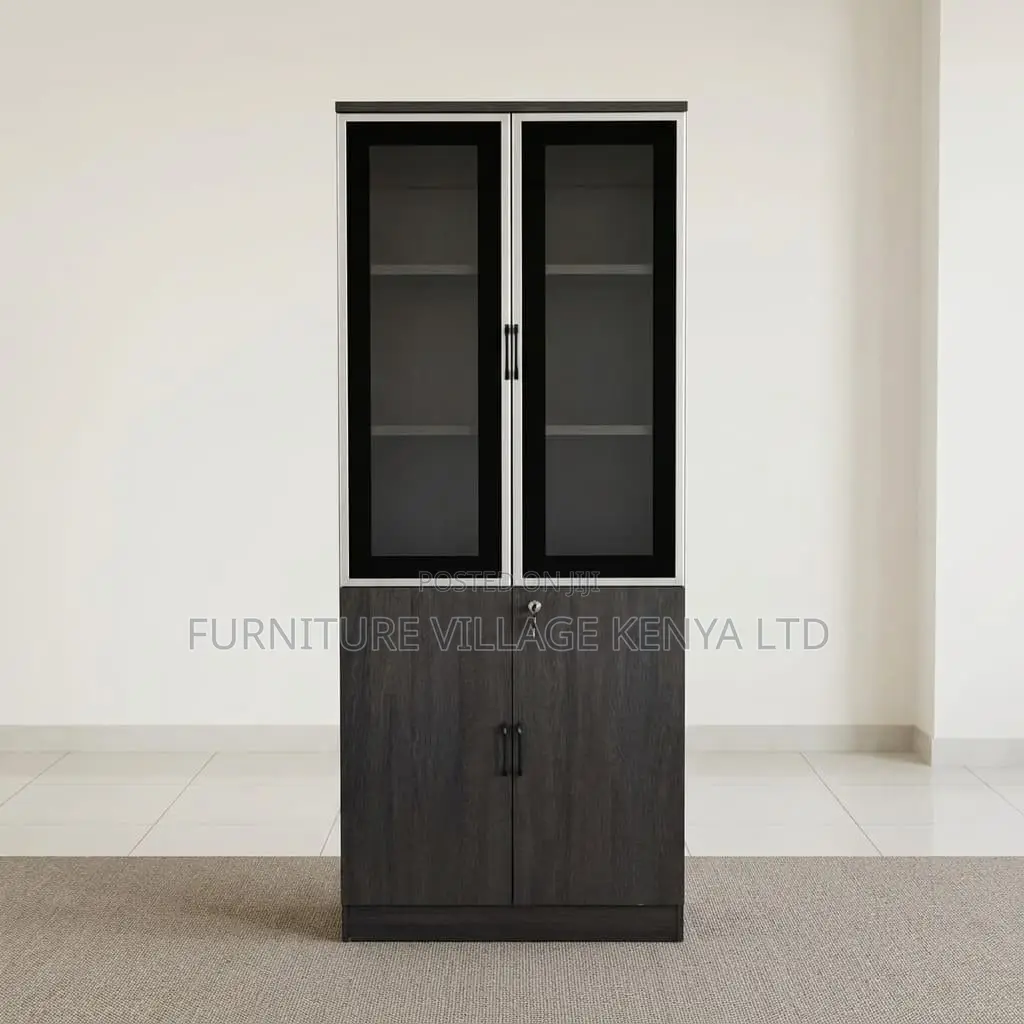 Executive Wooden Office Cupboard