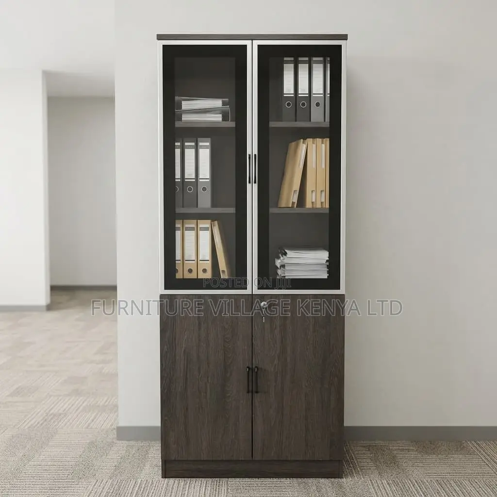 Executive Wooden Office Cupboard