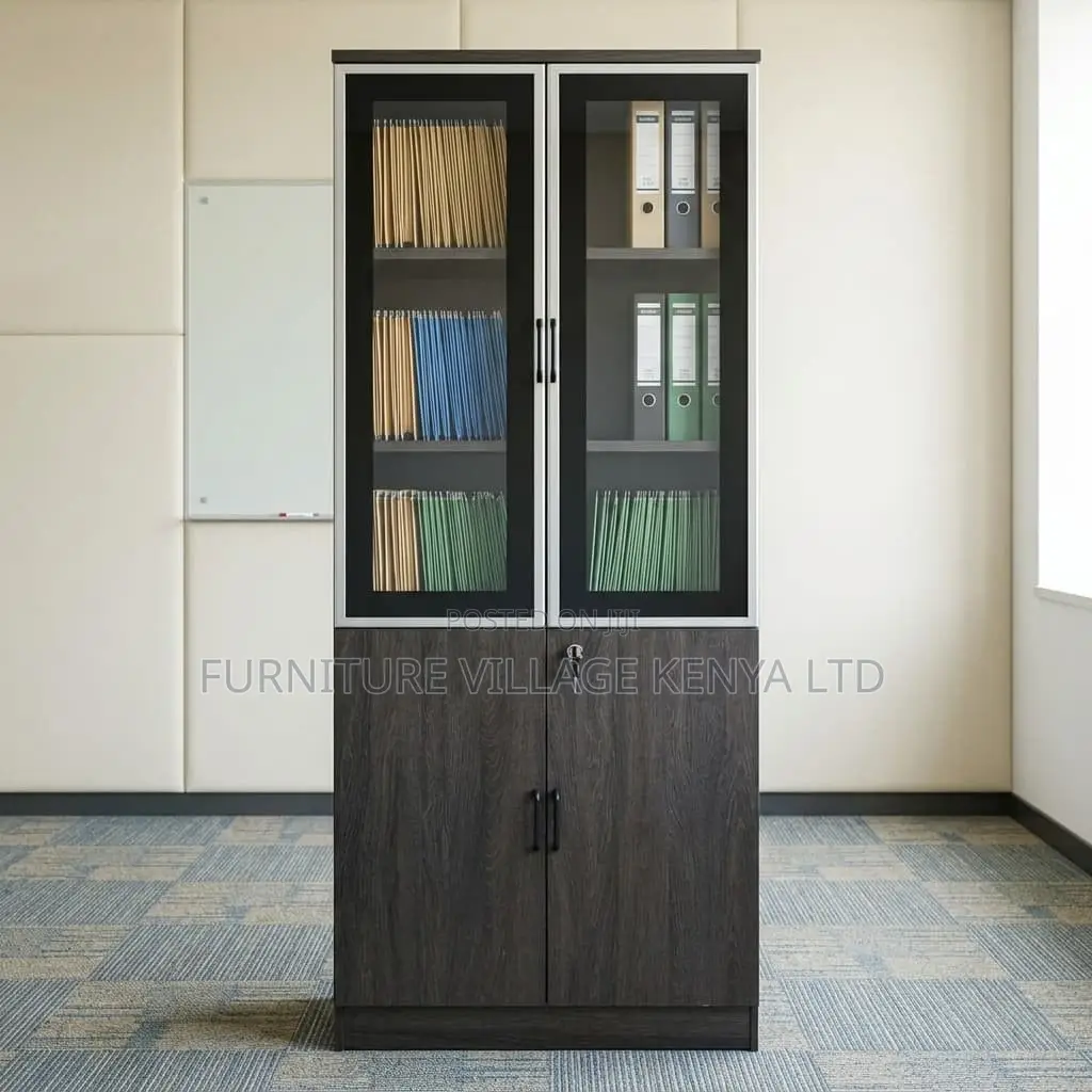 Executive Wooden Office Cupboard