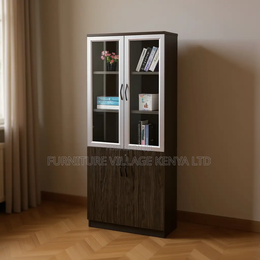Executive Wooden Office Cupboard