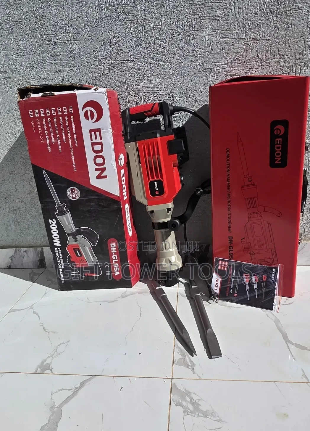 Edon 2000watts Demolition Hammer/Heavy-Duty Electric Jack Hammer