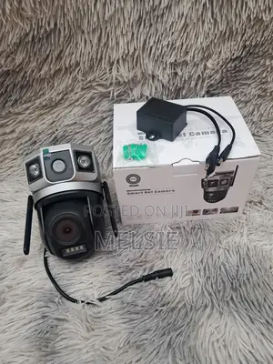 Dual Lens Hd Security Camera With Auto Tracking
