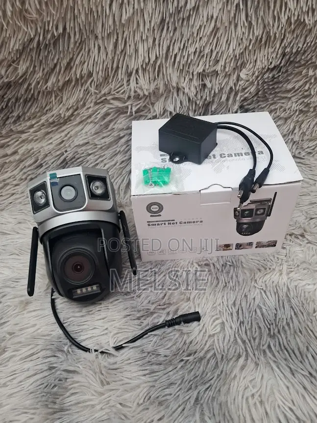 Dual Lens Hd Security Camera With Auto Tracking