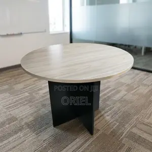 Office Boardroom Table : 1.2m Round Meeting Table