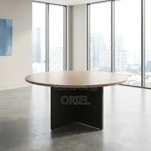 Office Boardroom Table : 1.2m Round Meeting Table