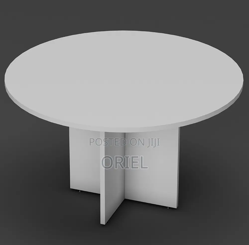 Office Boardroom Table : 1.2m Round Meeting Table