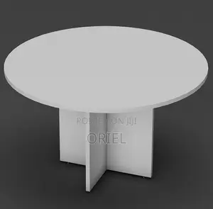 Office Boardroom Table : 1.2m Round Meeting Table
