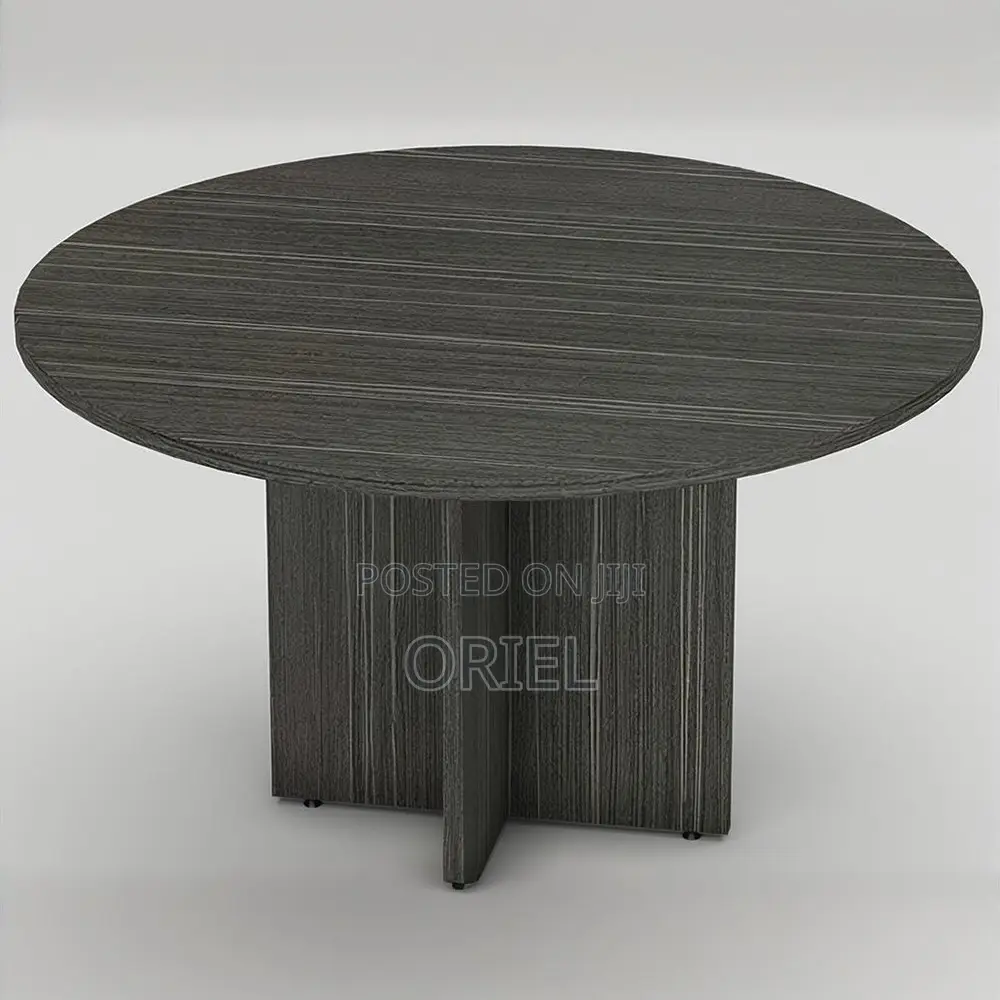 Office Boardroom Table : 1.2m Round Meeting Table
