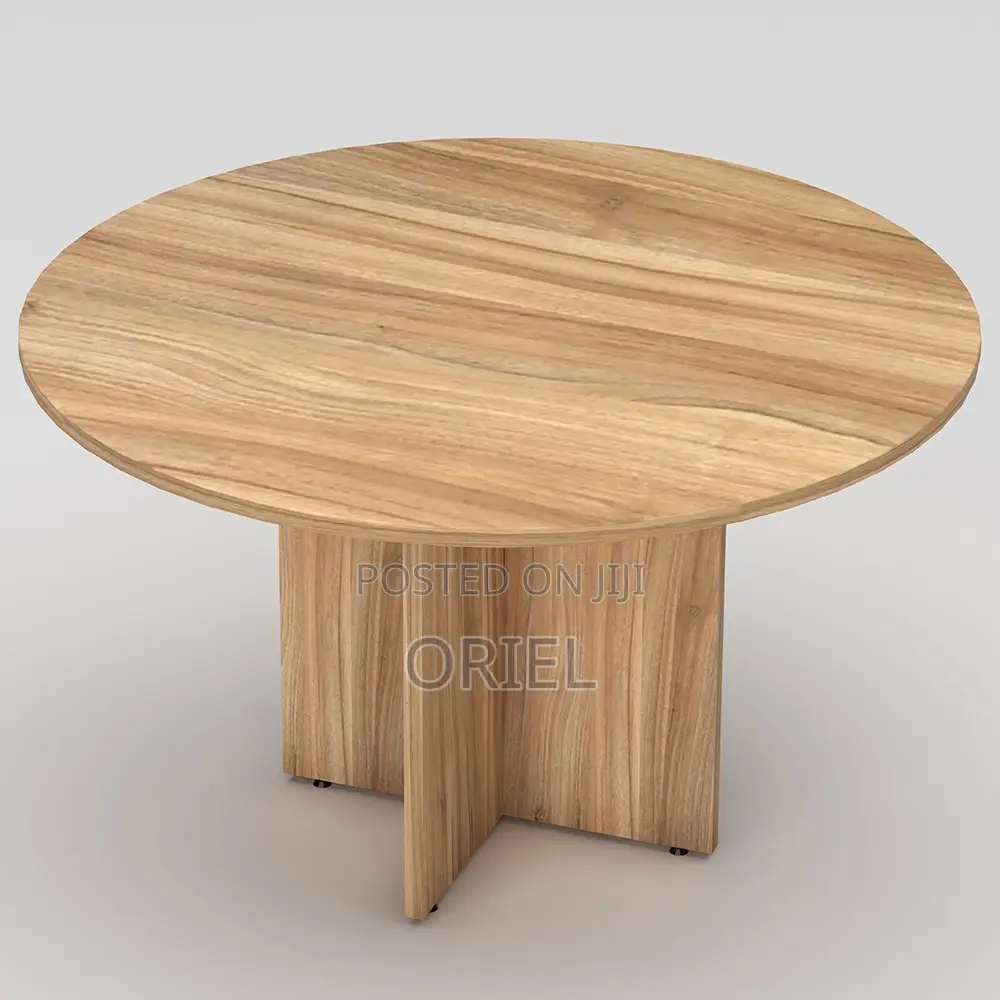 Office Boardroom Table : 1.2m Round Meeting Table