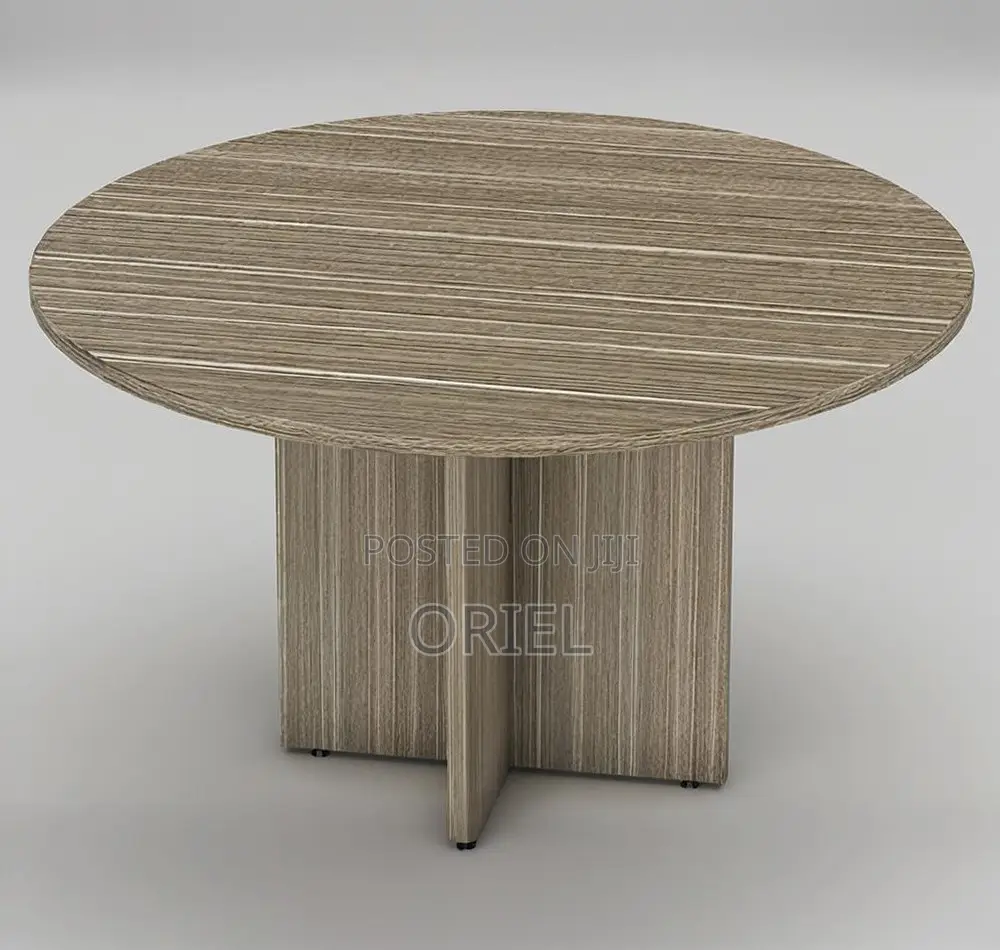 Office Boardroom Table : 1.2m Round Meeting Table