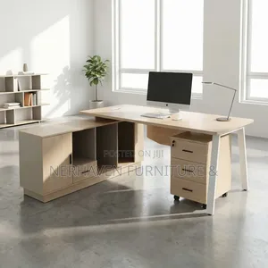 1.8m Modern Executive Office Desk–Elegant Office Desk for Productivity