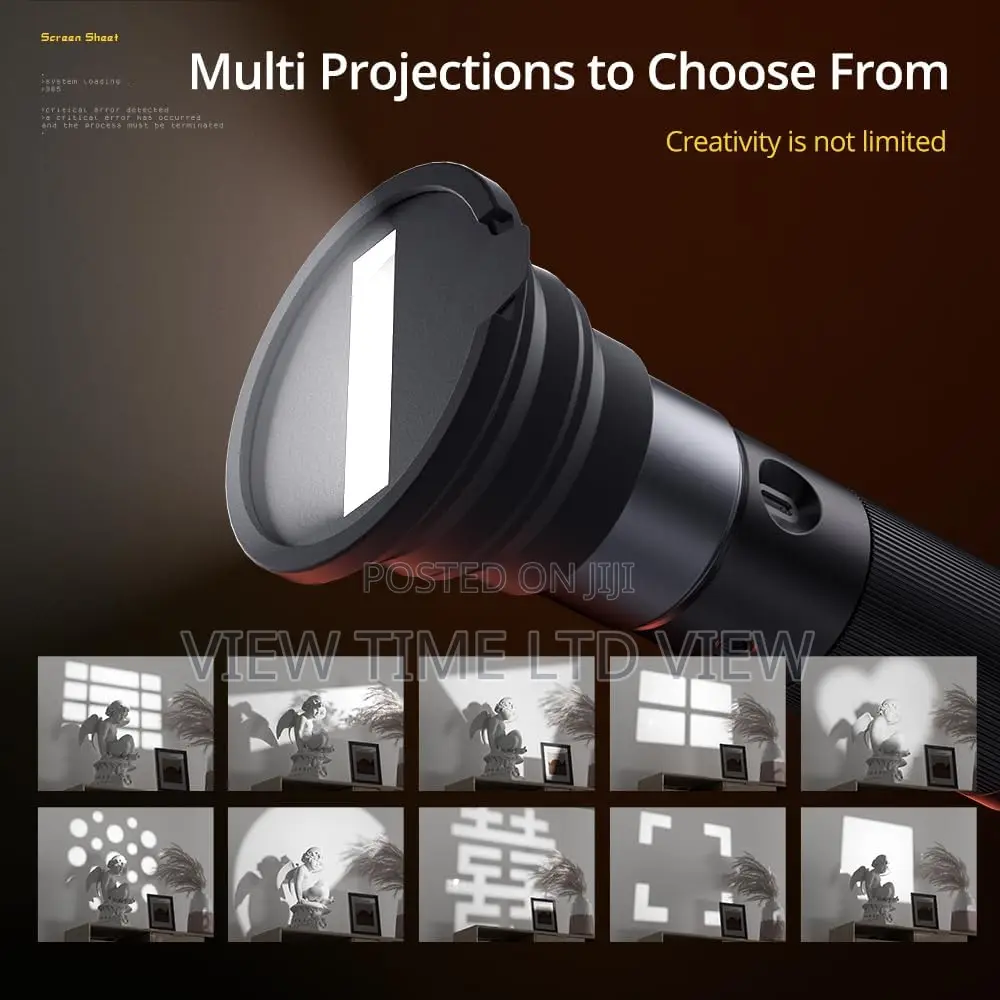 Creative Led Handheld Photography Flashlight With Gobos