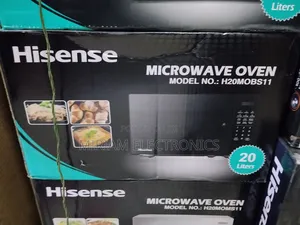 Hisense 20 Litres Digital Microwave Silver Color
