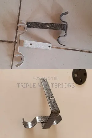 Double-Strength Steel Brackets With Scratch-Resistant Coating