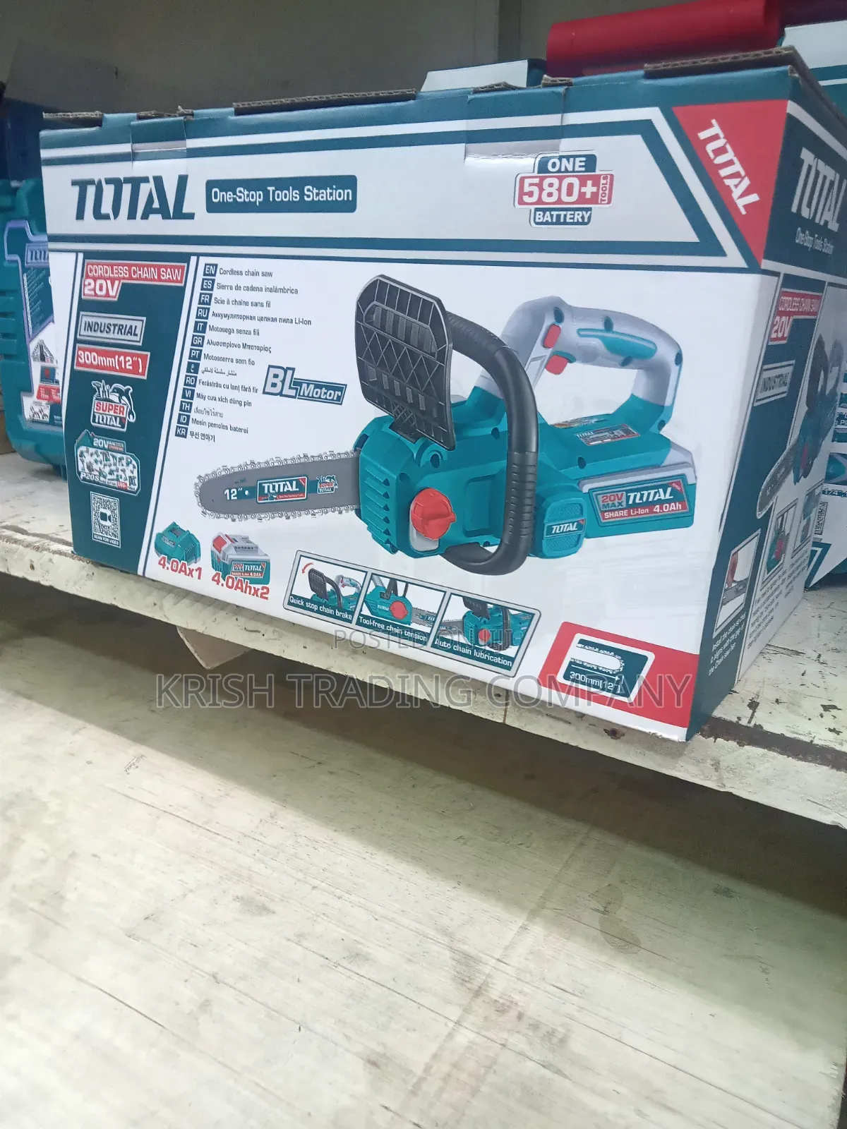 20v Total Cordless Chainsaw – 12” (300mm)
