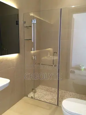 Frameless Glass Shower Enclosure | Chrome Hinges Handle | Custom