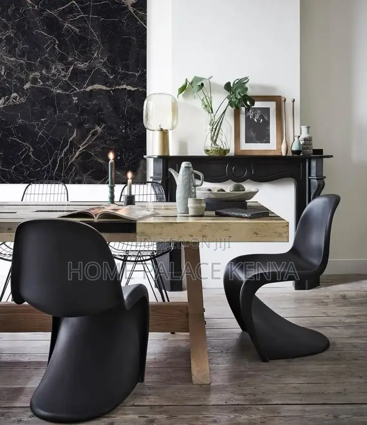 Panton Chair: Multipurpose Stackable Plastic Stool for Home or Office