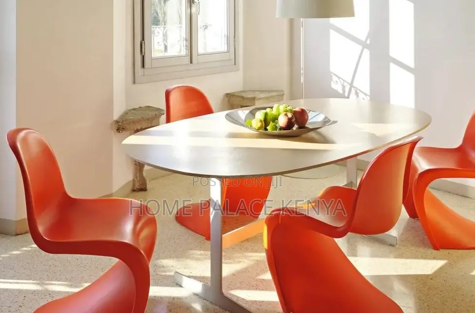 Panton Chair: Multipurpose Stackable Plastic Stool for Home or Office