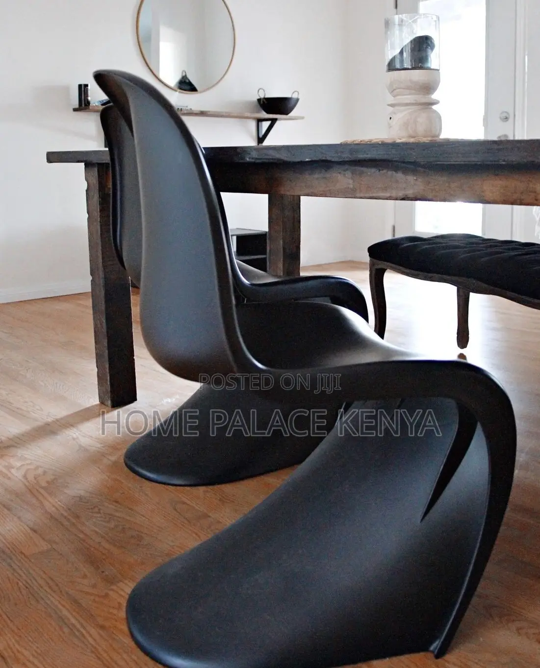 Panton Chair: Multipurpose Stackable Plastic Stool for Home or Office
