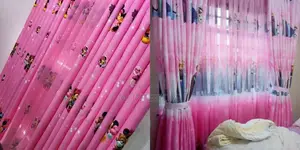 Ready Made Cartoon Curtains for Bedroom, Sitting Room and Office